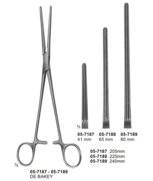 Atraumata Coarctation Clamps , Patent-Ducts Clamps